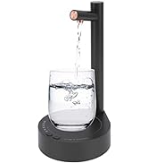 Water Dispenser, Desktop Electric Water Bottle Pump, Portable USB Charging Automatic Drinking Wat...