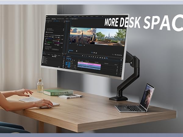 C-MOUNTS Single Monitor Desk Mount