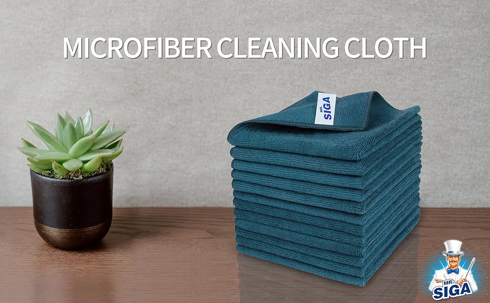 MR.SIGA Microfiber Cleaning Cloth