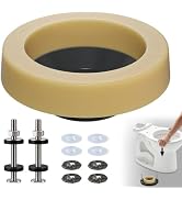 Hibbent 1 Pack Toilet Wax Ring Replacement Kit, Stainless Steel Bolt Screw | Extra Thick Toilet B...