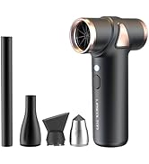 Concare Cordless Hair Dryer, Mini Blow Dryer, Aluminum Air Duster Keyboard Cleaner for Computer K...