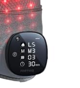 FORTHiQ RED+ Knee Massager with Heat and Red Light Therapy for Pain Relief, Knee Brace with 2 Wav...