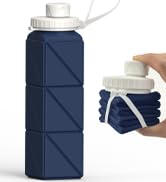 BEAUTAIL Collapsible Water Bottles Silicone Foldable Portable compact Trave drinking Water Bottle