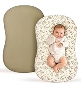 Termichy Baby Lounger Cover Muslin: Soft Cotton Slipcover for Snuggle Me Lounger - Removable & Ma...