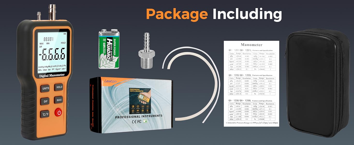 Professional Air Pressure Meter