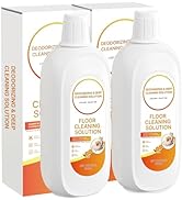2 Packs Floor Cleaner Orange Scented Compatible with Tineco Cleaning Solution Deep Clean Residue ...