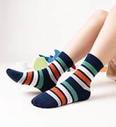 Eyean Kids Boys Athletic Socks Basketball Sport Cotton Breathable Crew Youth Casual Socks 6 Pairs