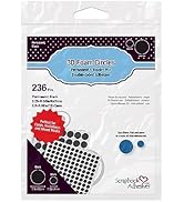 Scrapbook Adhesives by 3L 3D Foam Circles Mixed Variety, Pack of 236, Black
