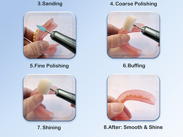 Polishing repair tool