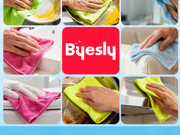microfiber cleaning towels