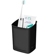 Toothbrush Holder Cup Wall Mounted Drill-Free for Bathroom Shower Electric Toothbrush Toothpaste ...