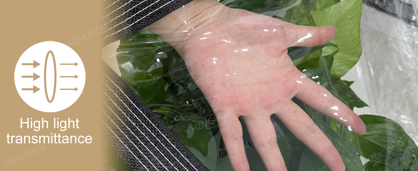 clear tarp with grommets