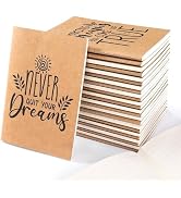 Inspirational Journals, Mini Notebooks for Kids Bulk, 24 Pack Kraft Paper Motivational Pocket Not...