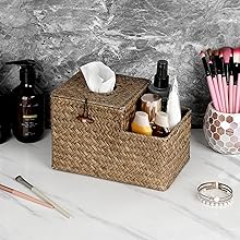 Multifunctional Cube Tissue Box for Vanity