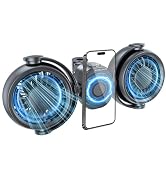 xuenair 4000mAh Rechargeable Car Fan for Backseat Kids Baby Rear Facing Integrated Magnetic Phone...