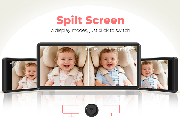 baby car camera with monitor