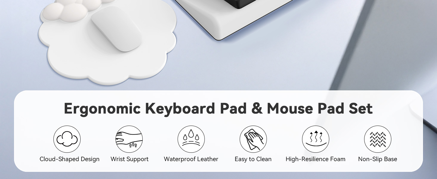 cloud wrist rest