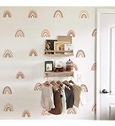 funlife 72 PCS Small Boho Rainbow Wall Decals Peel and Stick, Self Adhesive Colorful Rainbow Wall...