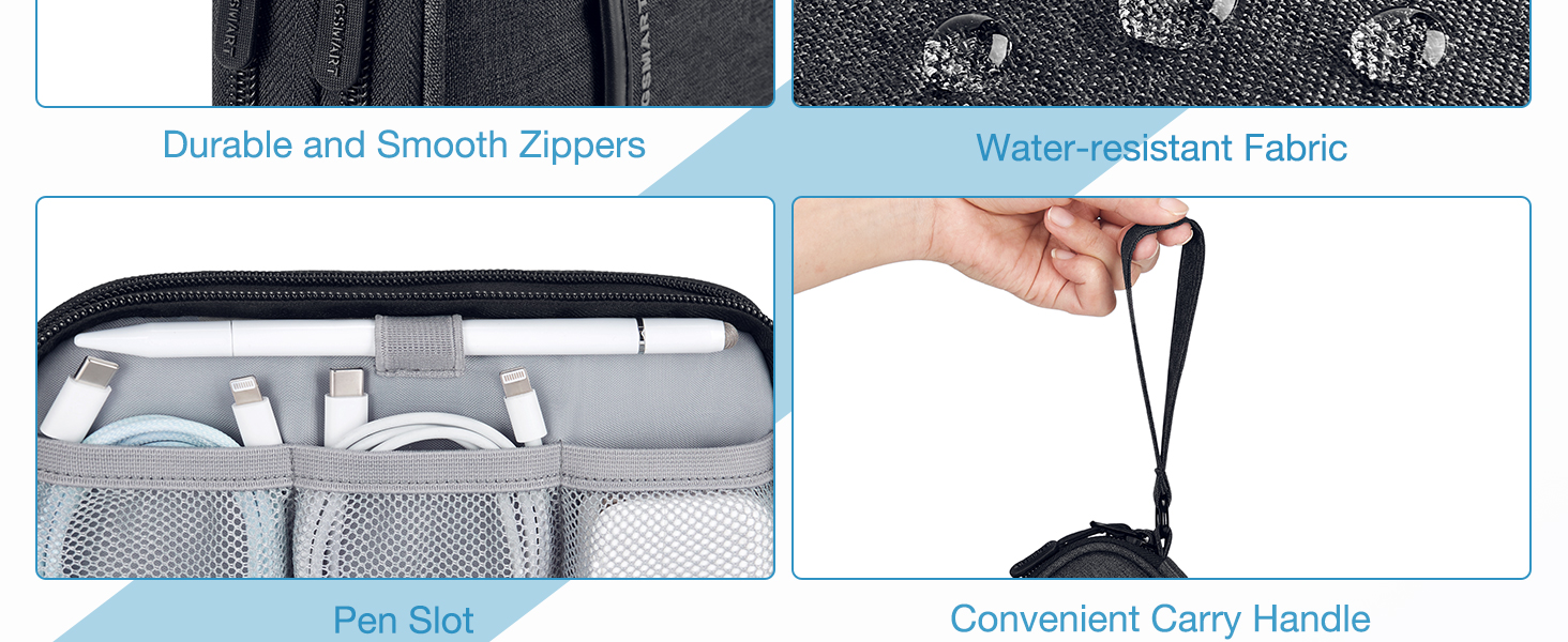 Travel Cable Organizer Case