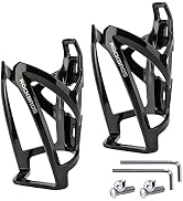 ROCKBROS Bike Water Bottle Holder Ultra-Light Durable Bicycle Bottle Cages with Screws Tool, Univ...