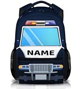 GIHSWE Boys Backpacks for Children, 17" Car School Backpack for Kids Students, Custom Large Capac...