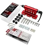 NovaSpark Bike Fork Mount, CNC Aluminum Thru Axle Fork Mount Block with 3 Sizes T-Nuts & M8 Screw...