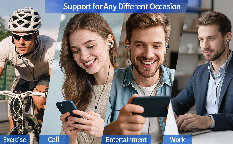 USB C Headphone for Commuting/Meetings/Fitness/Gaming