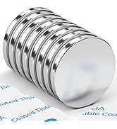 30 x 3 mm 8 KG Pull Super Strong Neodymium Disc Magnets, Magnets Strong with Double-Sided Adhesiv...