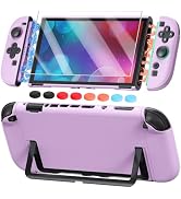Switch 2 Cute Cover Case, Dockable Hard Protective Shell for Nintendo Switch 2, Split Design, Sli...