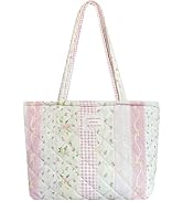 Sunwel Fashion Top Zipper Floral Quilted Bag Small Tote Bag for Women
