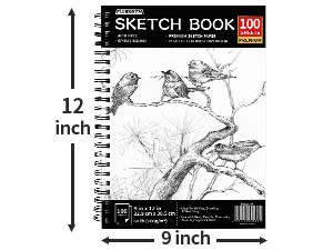 sketch book 9x12