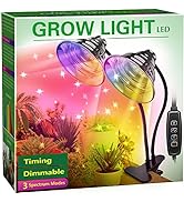 Briignite Grow Light, LED Grow Lights for Indoor Plants, Full Spectrum Plant Light, Grow Lamp wit...