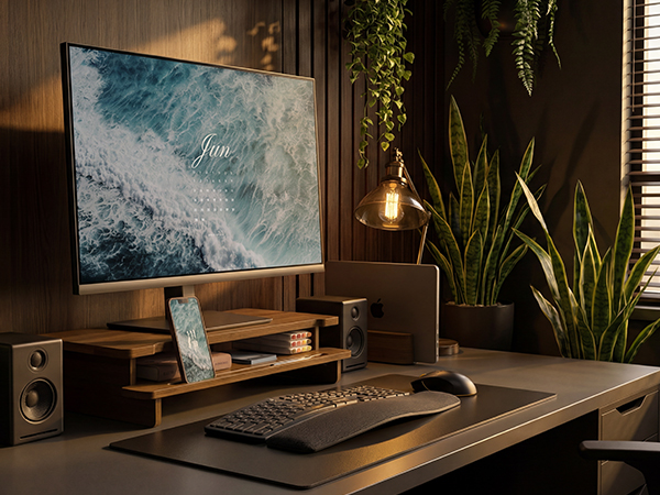 desk shelf for monitor