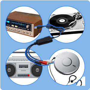 compatible with tape phono MD cd player