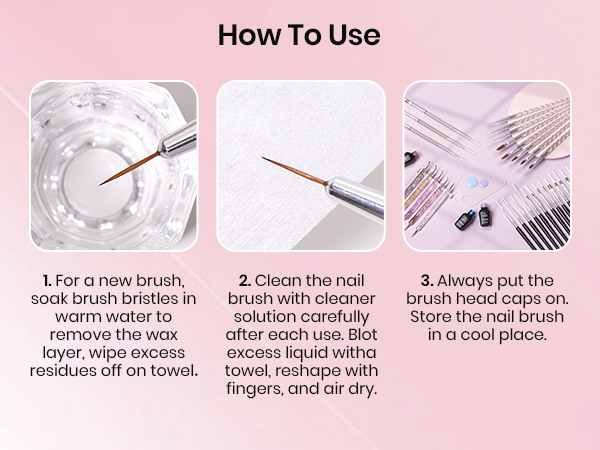 Beetles Nail Art Brushes