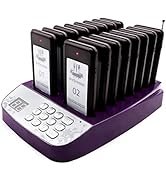 Daytech Restaurant Pager System Paging Buzzer System Beepers Wireless Rechargeable Calling System...