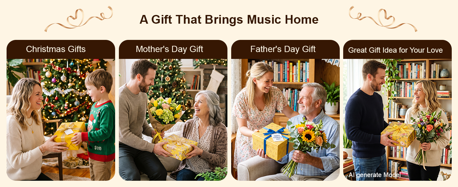 CD player ideal gift for holidays, family and lovers