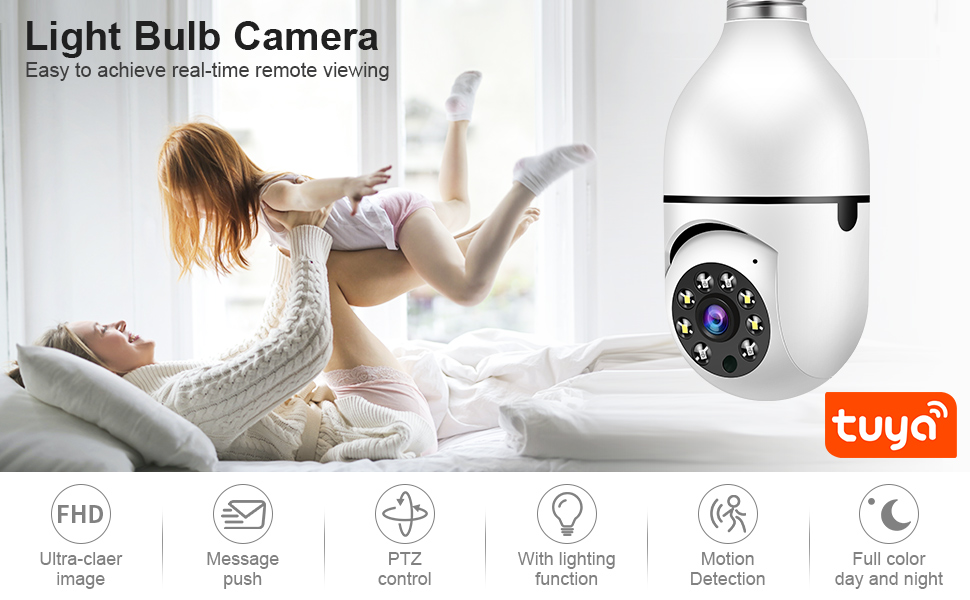 Light Bulb Security Camera