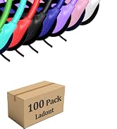 Ladont 100 Pack Classroom Headphones Bulk for Students Kids Schools, Wholesale Wired Multi Color ...