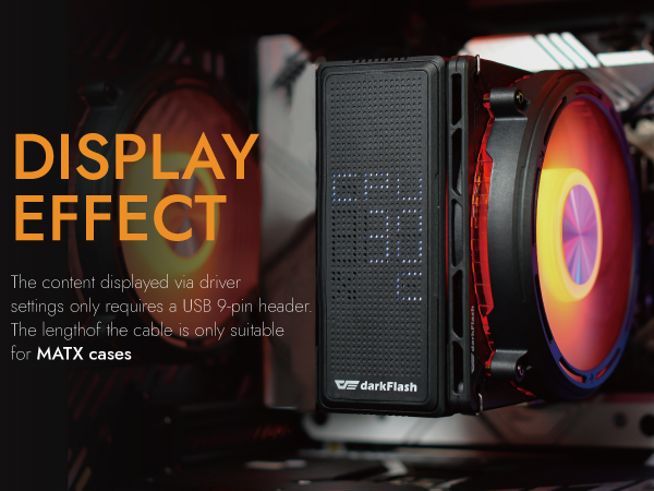 darkFlash E400 CPU Cooler Fan