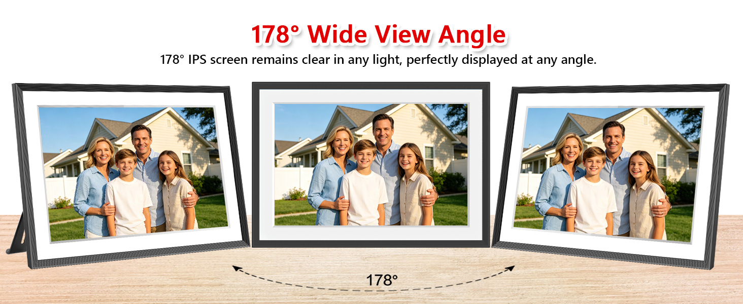 32GB FRAMEO 10.1 Inch Smart WiFi Digital Photo Frame