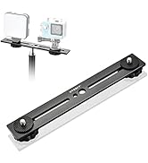 UTEBIT 8 inch Flash Bracket, Dual Camera Mount Flash Bracket Extension Bar with 1/4 Screw Hot Sho...