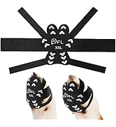 Pick For Life Anti-slip Dog Paw Pads with Straps,Dog Paw Protectors for Senior Dogs,Black Tractio...
