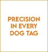 SERVICE DOG TAG Double Sided with Red Medical Alert Symbol 1.25 inch Diameter. Easily Switch