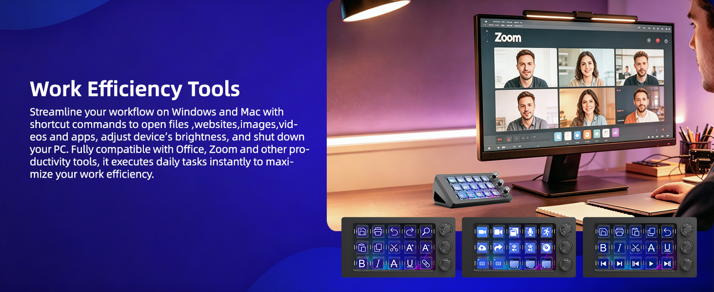 keyboard with macro keys