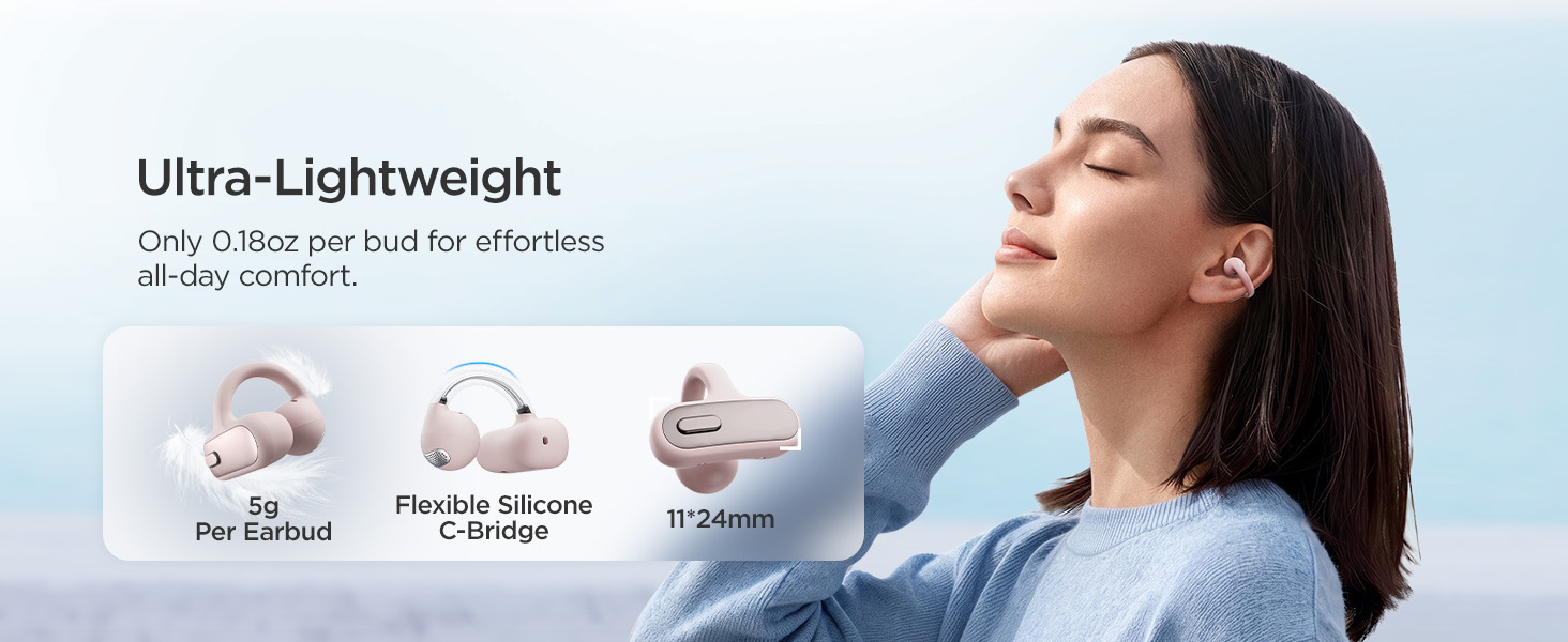 clip-on open-ear earbuds
