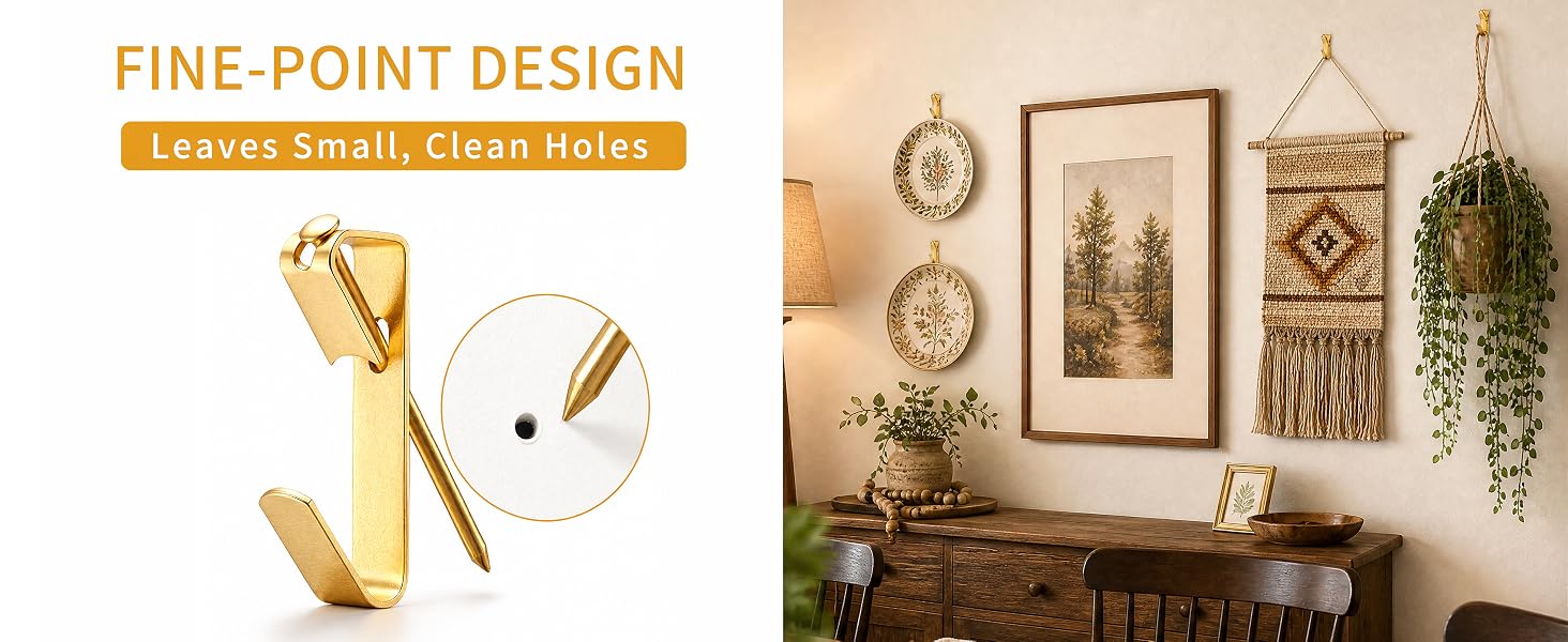 FINE-POINT DESIGN Leaves Small,Clean Holes