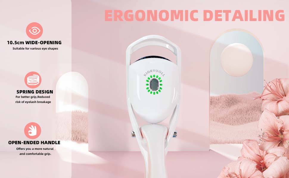 KIARYUOLL heated eyelash curler