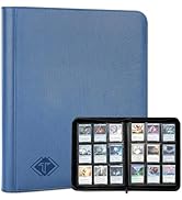 Trading Card Binder 9 Pocket, 432 Side-Loading TCG Card Binder Album Folder Book Fit for MTG Base...