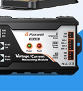 FOXWELL BT630 Battery Monitor with Shunt, 10-120V up to 600A with Time Capacity Percentage Power ...